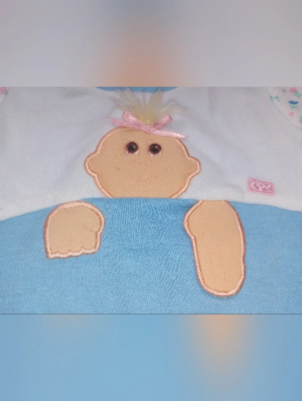 Cabbage Patch Kids Doll Clothes Preemie Sleeper, Doll Face